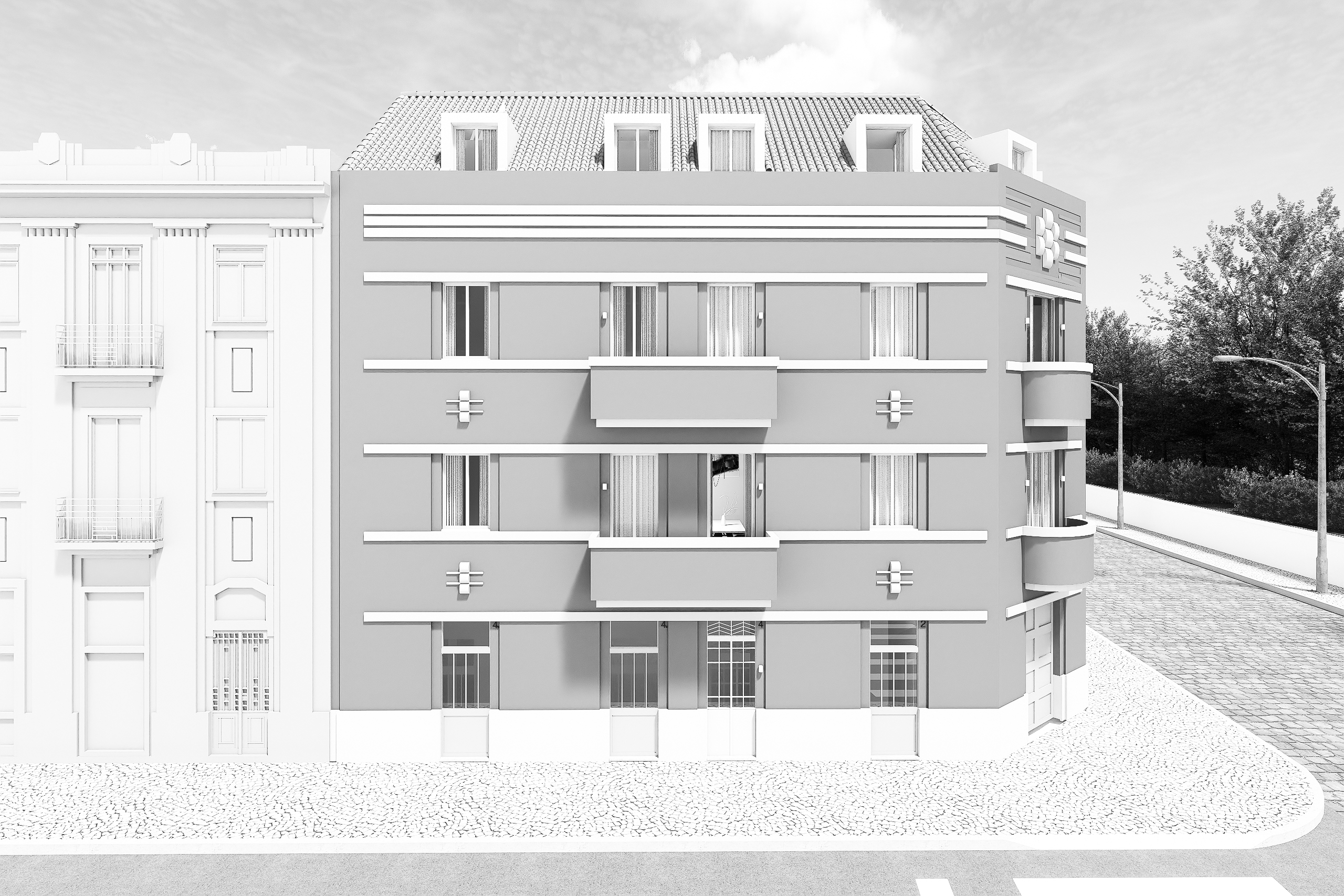 Reabilitação de Edifício de Habitação - António Granjo 04 - Lisboa